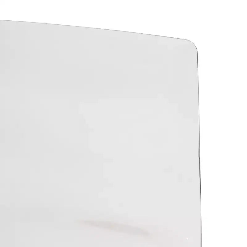 LeisureMod Astor Plastic Dining Chair - Water Ripple Design, White Stainless Steel Legs, Stackable Side Chair for Dining Room, Kitchen & Living Room