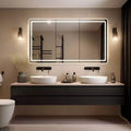 WallBeyond Rectangular LED Vanity Mirror Clear